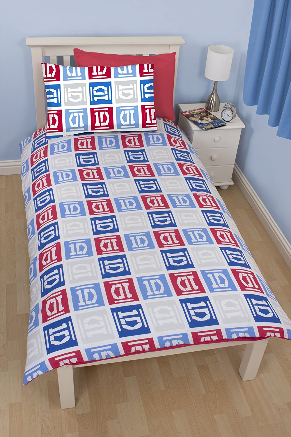 One Direction Craze Rotary Single Bed Duvet Quilt Cover Set