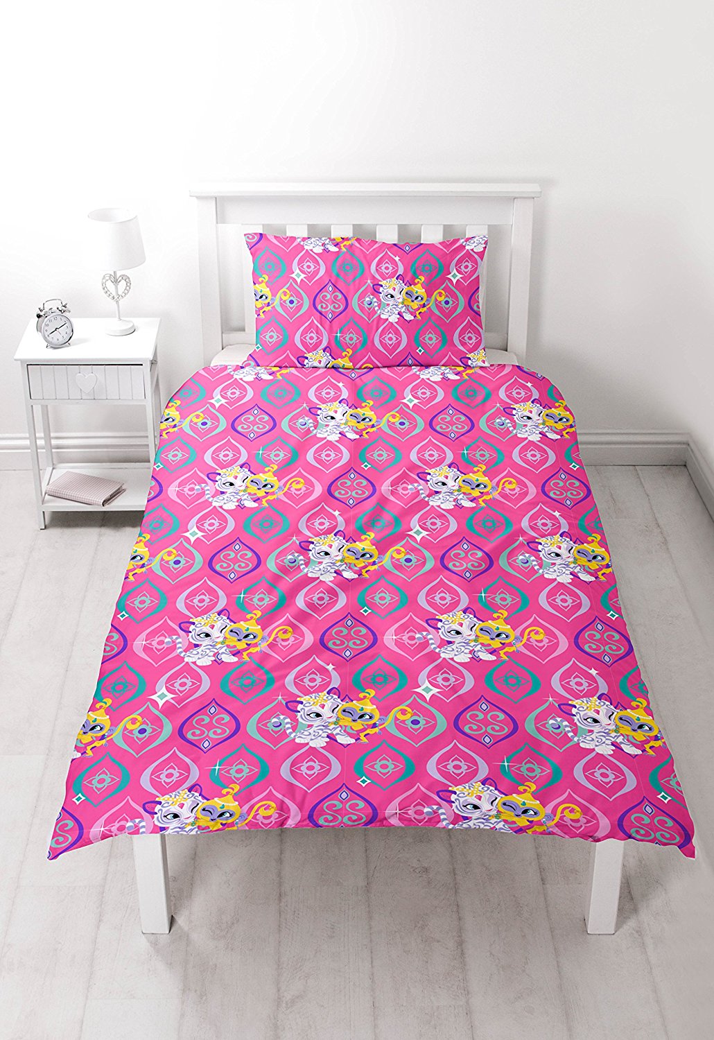 Shimmer & Shine 'Zahramay' Reversible Rotary Single Bed Duvet Quilt Cover Set