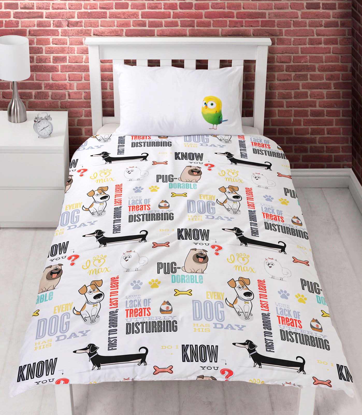 Secret Life of Pets Rotary Single Bed Duvet Quilt Cover Set