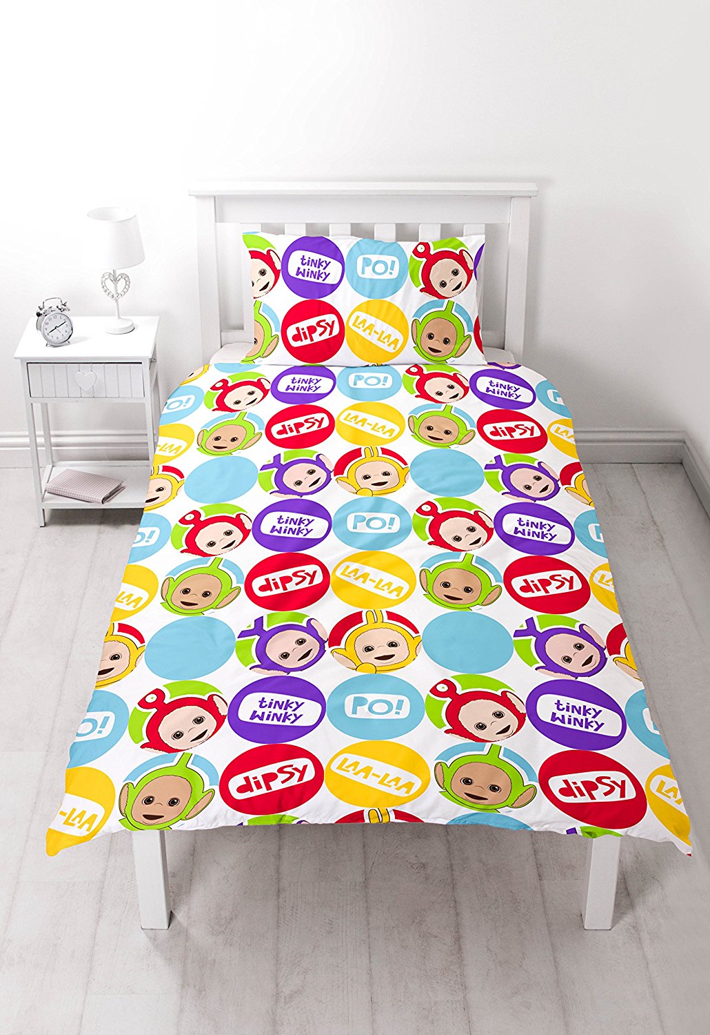 Teletubbies 'Playtime' Rotary Single Bed Duvet Quilt Cover Set