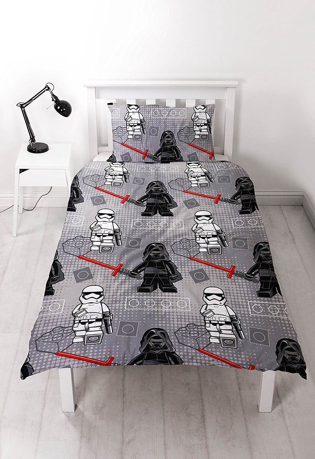 Lego Star Wars 'Seven' Rotary Single Bed Duvet Quilt Cover Set