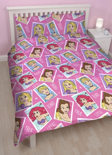 Princess 'Brave' Reversible Rotary Double Bed Duvet Quilt Cover Set