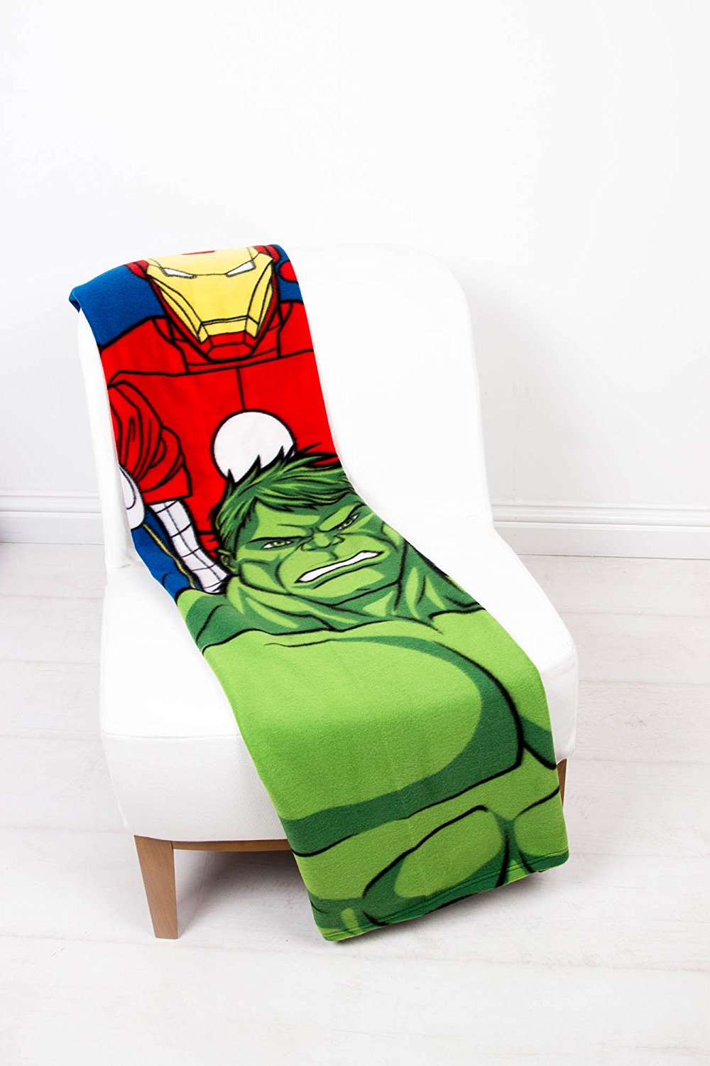 Avengers 'Mission' Panel Fleece Blanket Throw