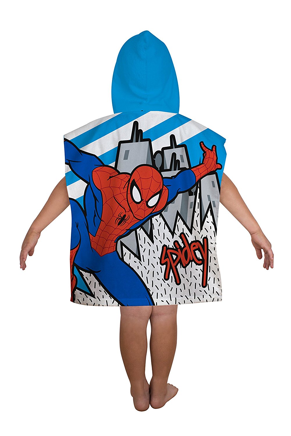 Ultimate Spiderman 'Abstract' Poncho Towel
