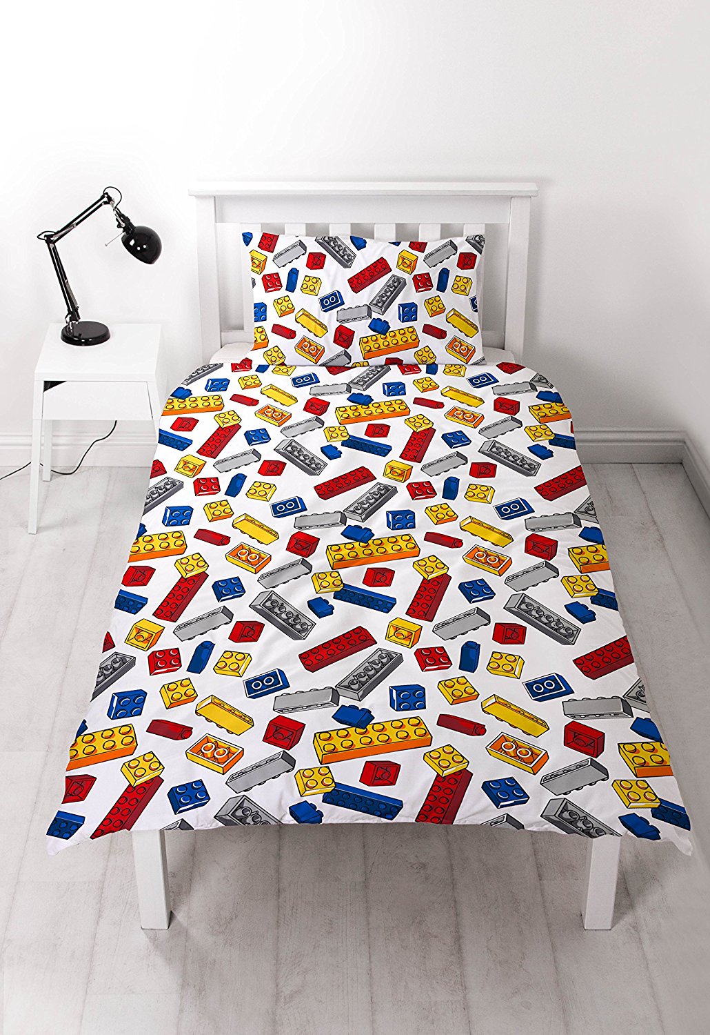Lego City 'Demolition' Rotary Single Bed Duvet Quilt Cover Set