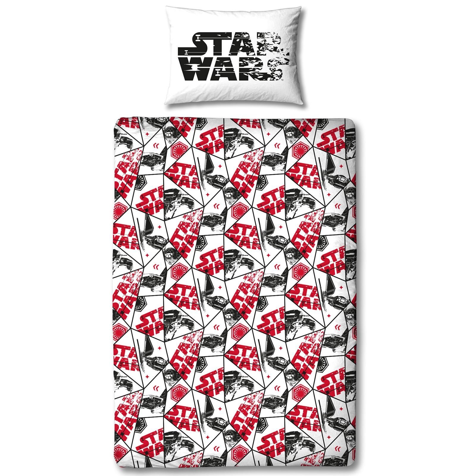 Disney Star Wars Ep 8 'Spawned' Reversible Panel Single Bed Duvet Quilt Cover Set