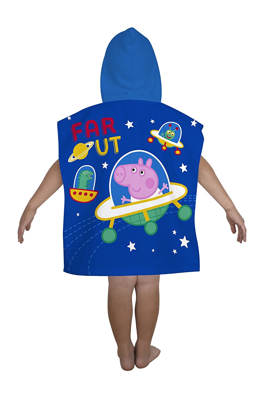 Peppa Pig George 'Planets' Poncho Towel