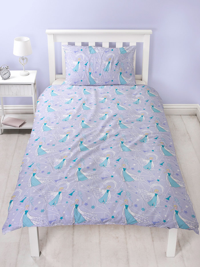 Disney Frozen Icicle Rotary Single Bed Duvet Quilt Cover Set