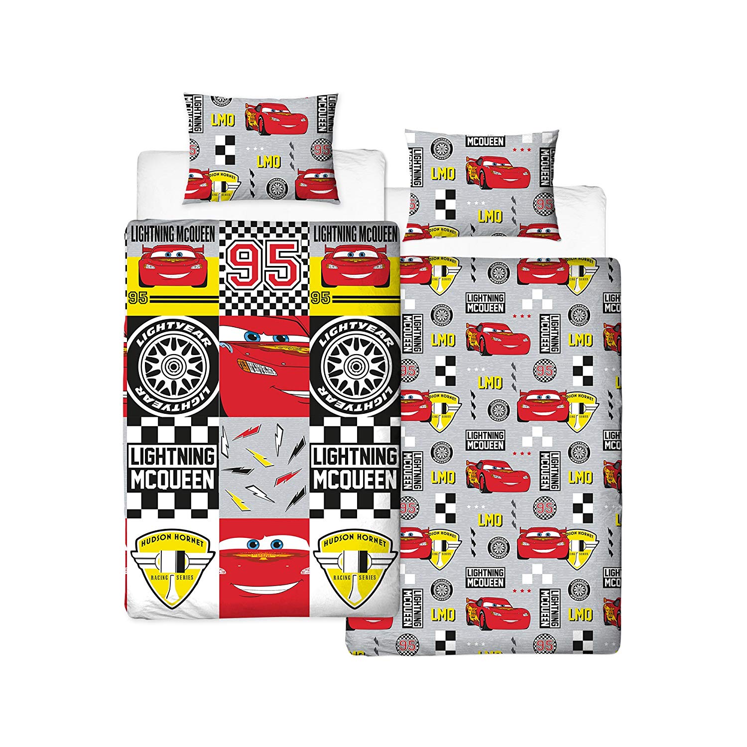 Disney Cars Velocity Lightning Mcqueen Hudson Horent Racing Series Rotary Single Bed Duvet Quilt Co
