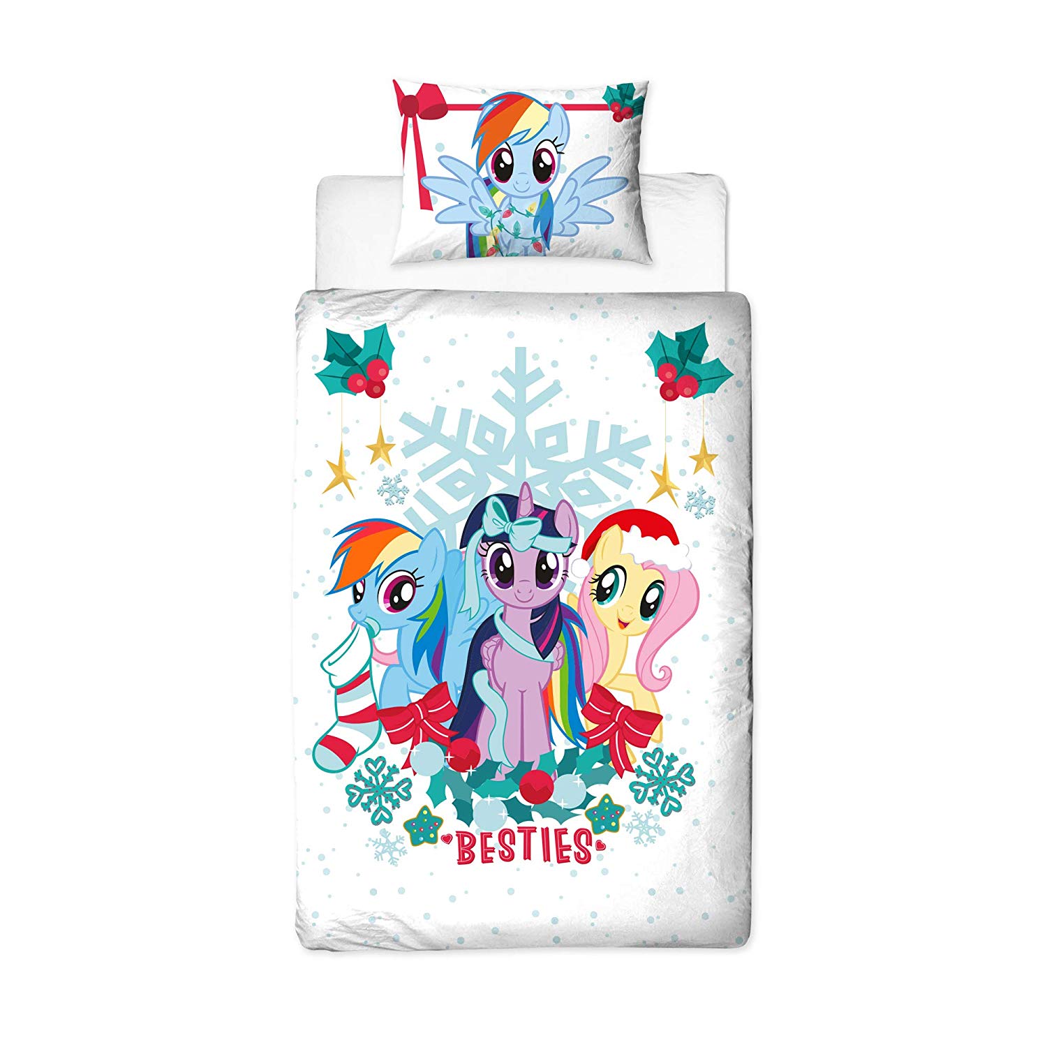 My Little Pony Besties Panel Single Bed Duvet Quilt Cover Set