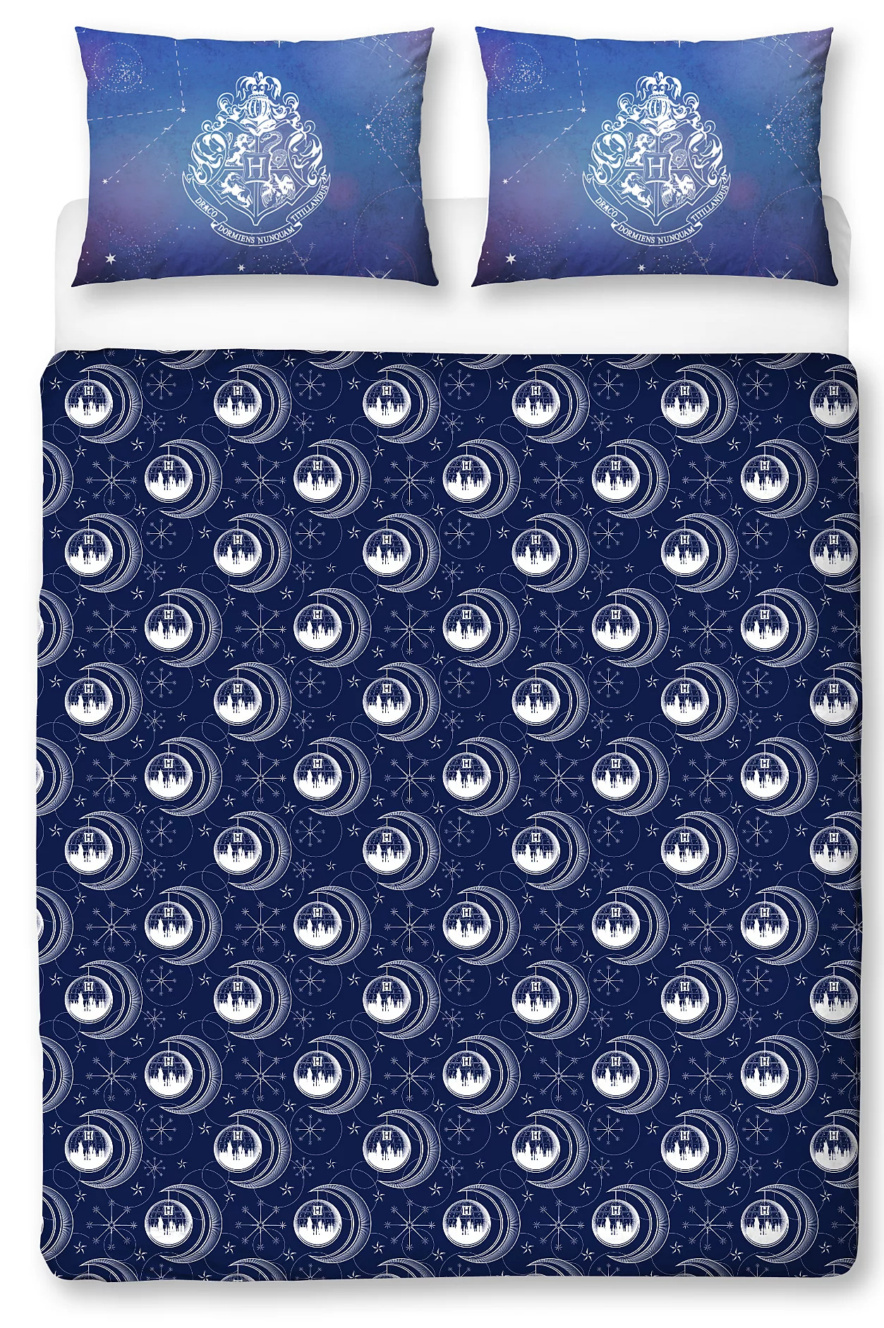 Harry Potter Celestial Panel Double Bed Duvet Quilt Cover Set