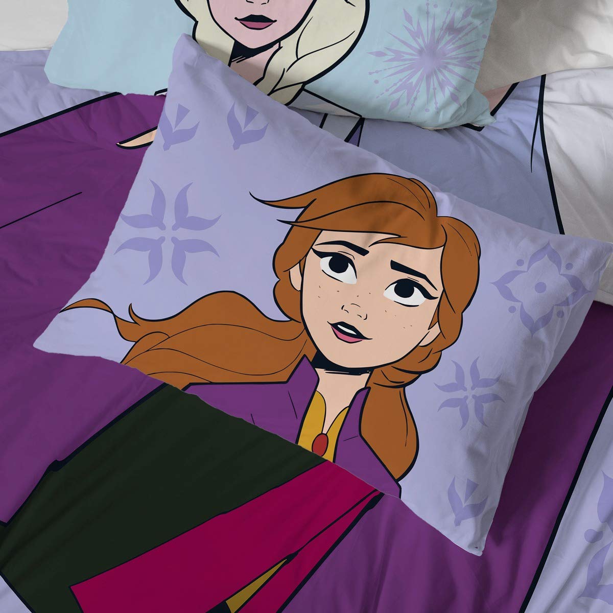 Disney Frozen 2 Sisters Kids Reversible Panel Single Bed Duvet Quilt Cover Set
