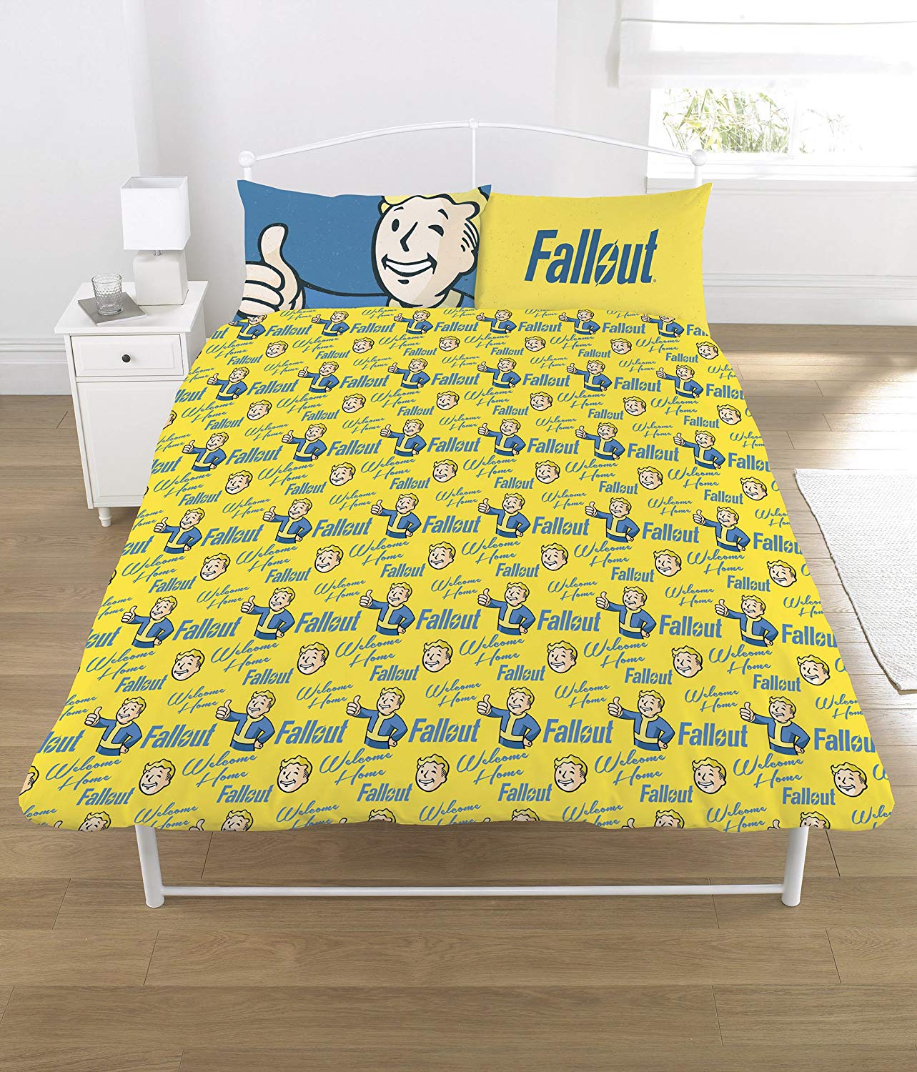Fallout Polycotton Panel Double Bed Duvet Quilt Cover Set