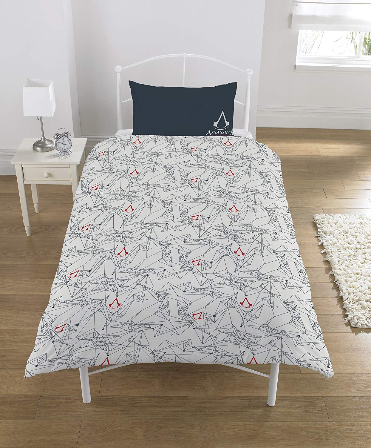 Assassin' S Creed Polycotton Panel Single Bed Duvet Quilt Cover Set