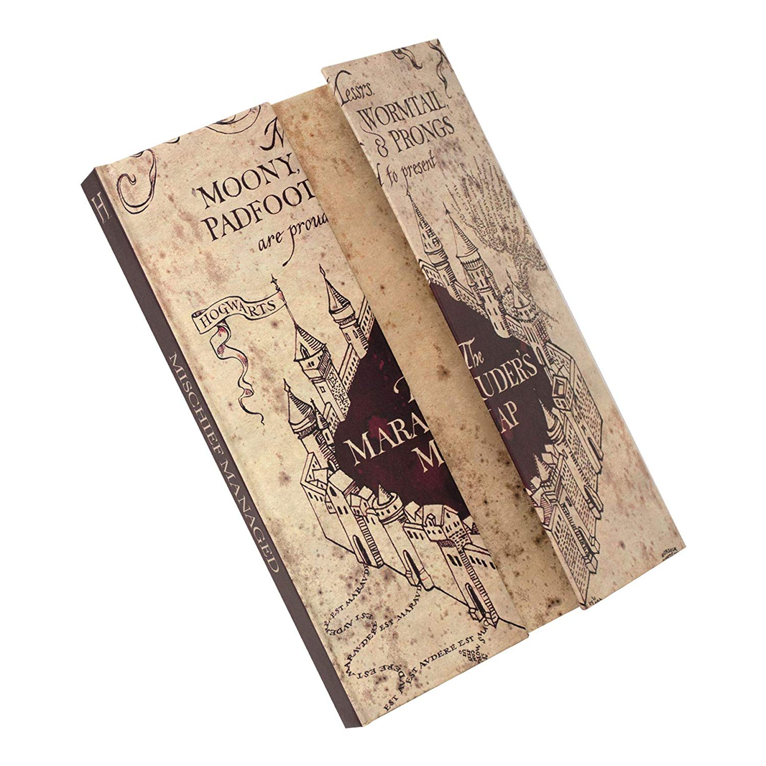 Harry Potter Marauders Map A5 Notebook Stationery