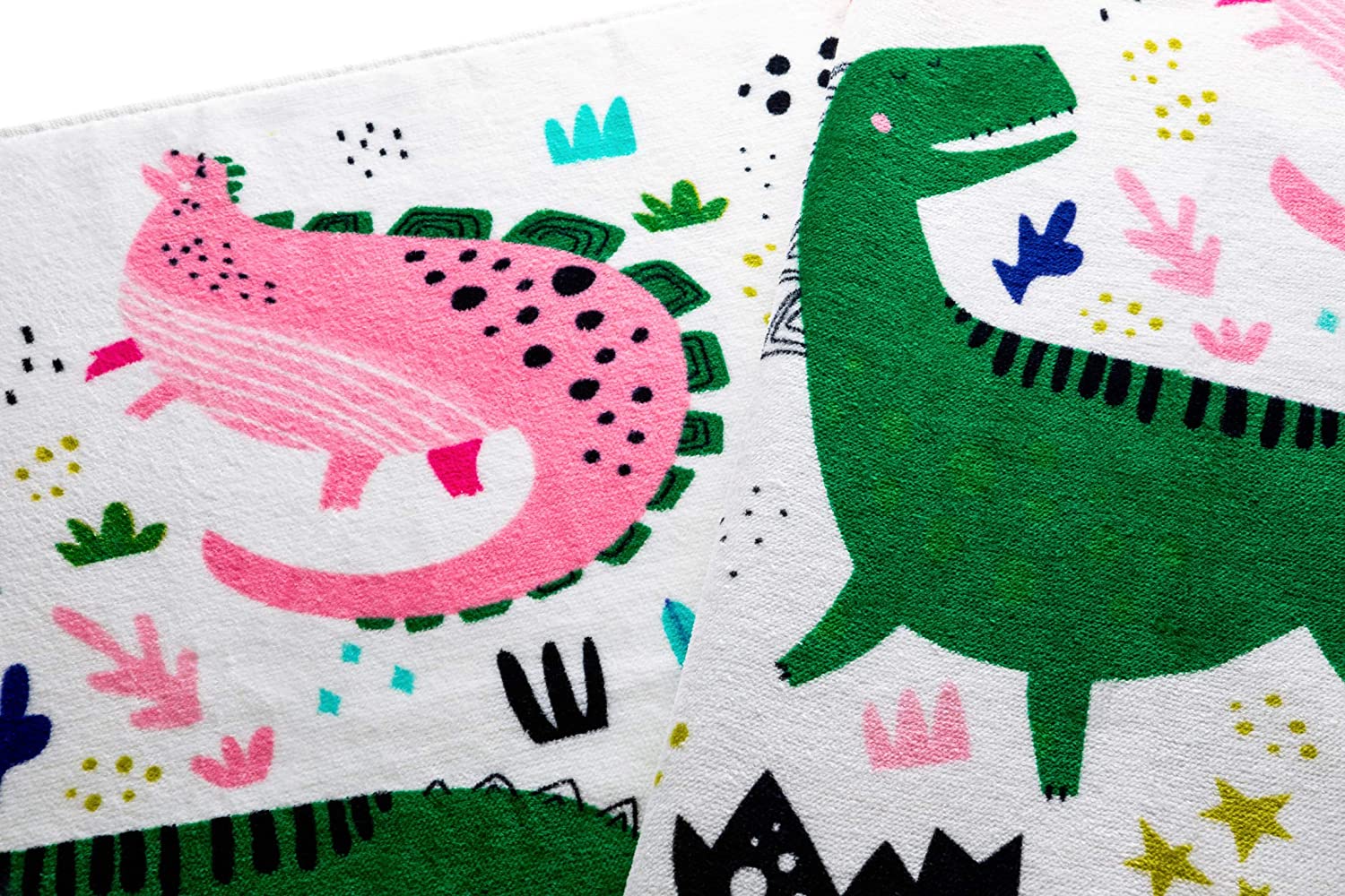 Kidâ€™s Beach Towel Dino Roar Printed