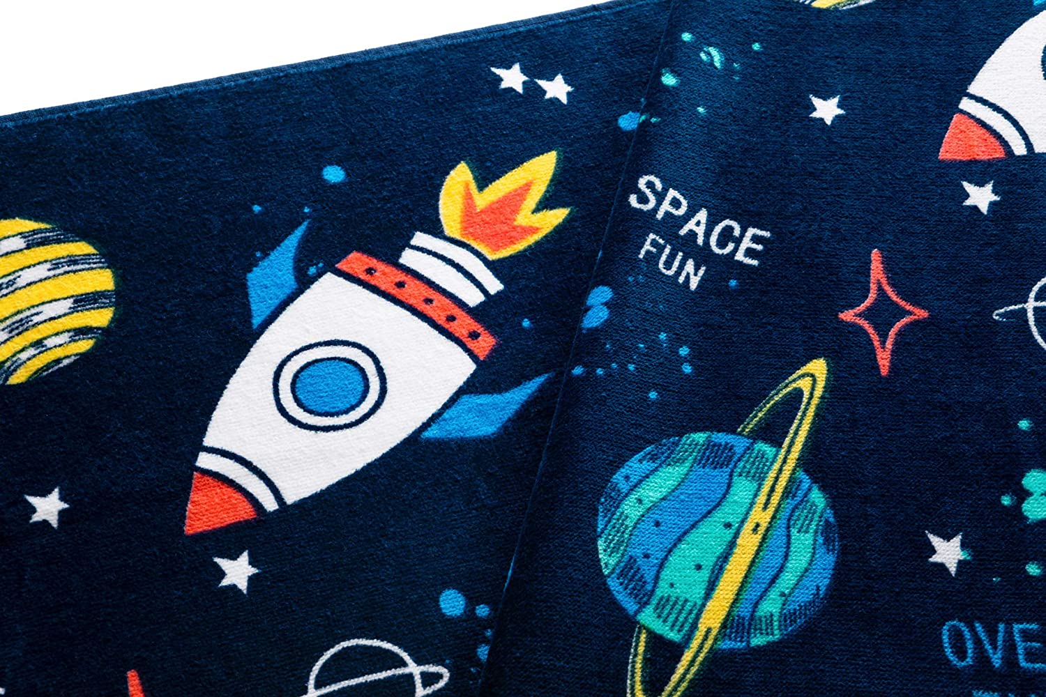 Kidâ€™s Beach Towel Space 'Out of This World' Printed