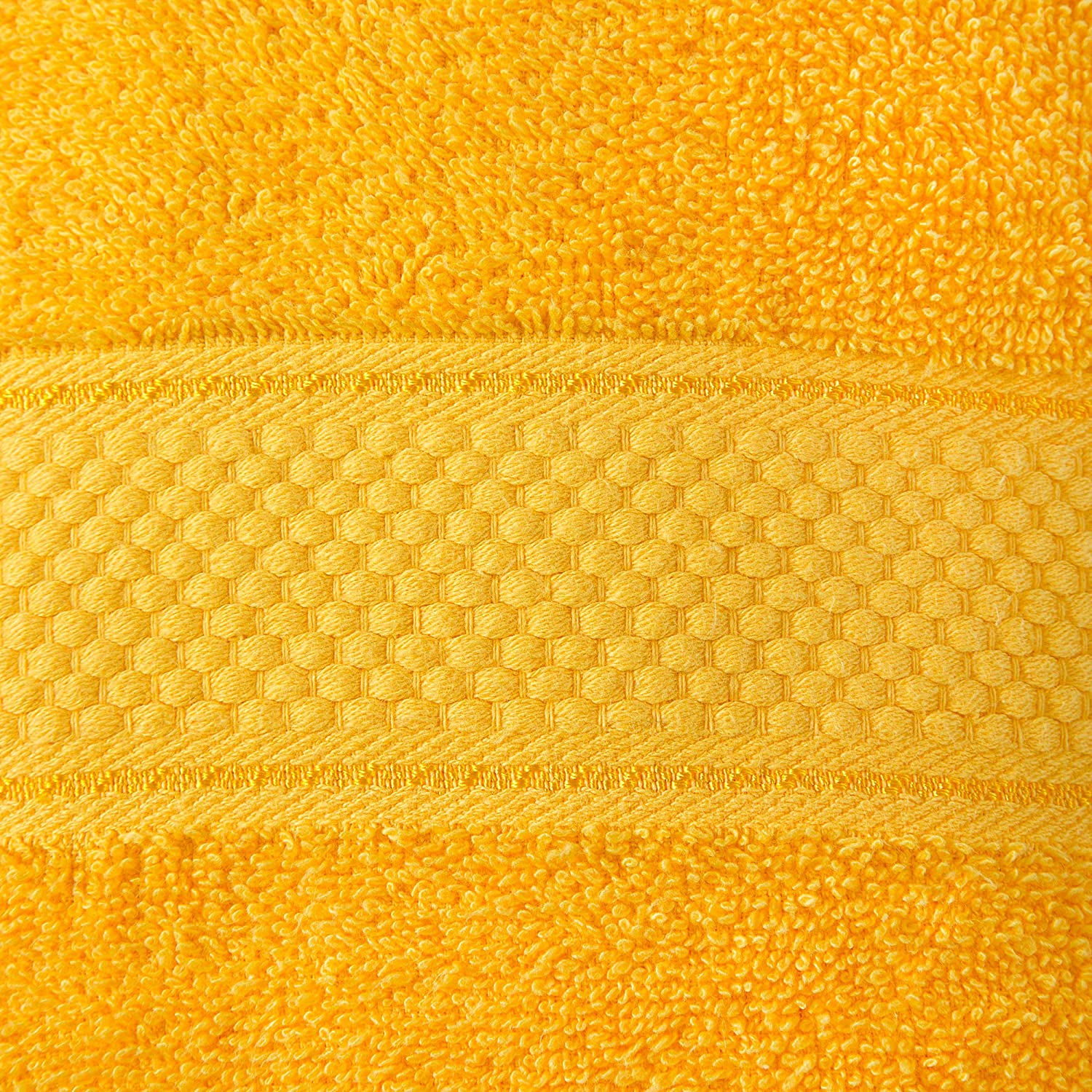 2 Pcs Bath Cotton Towel Bale Set Sunflower Plain
