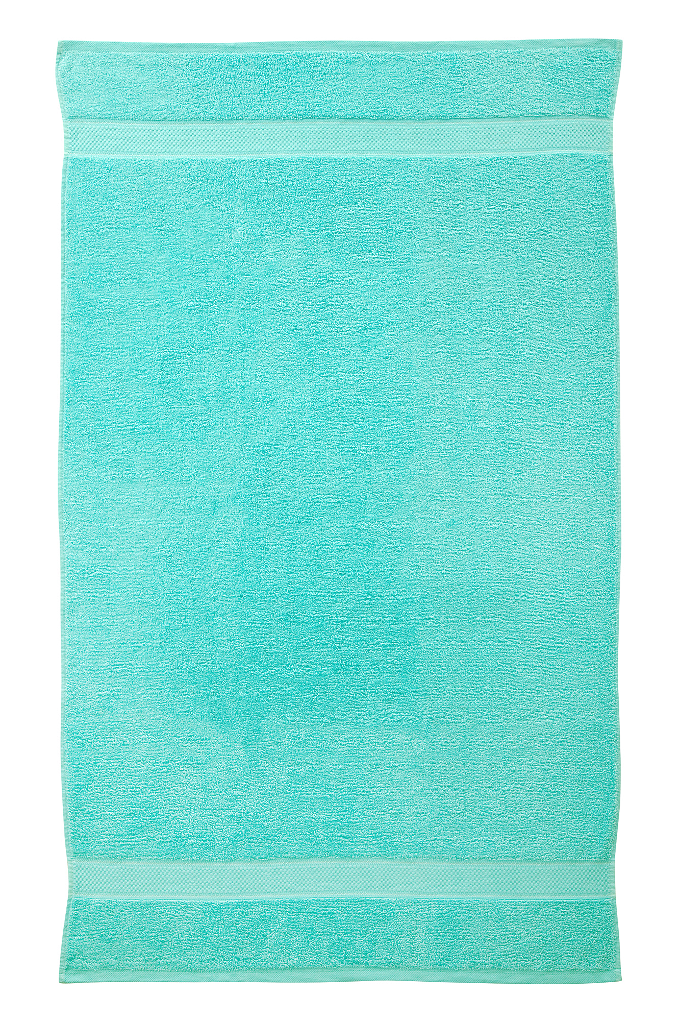 2 Pcs 100 % Cotton Premium Bath Sheet Towel Bale Set Turquoise Plain