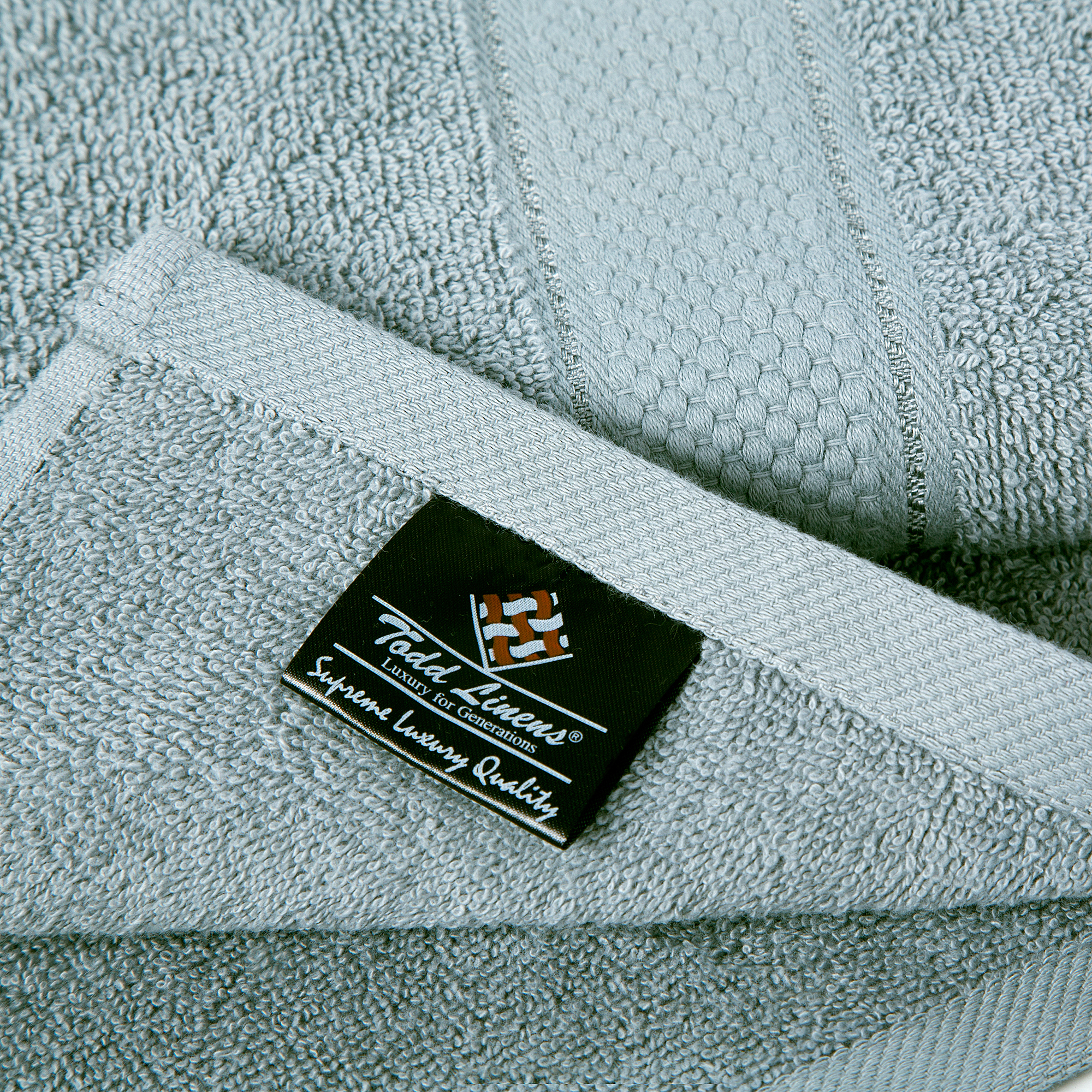 2 Pcs 100 % Cotton Premium Bath Sheet Towel Bale Set Silver Plain