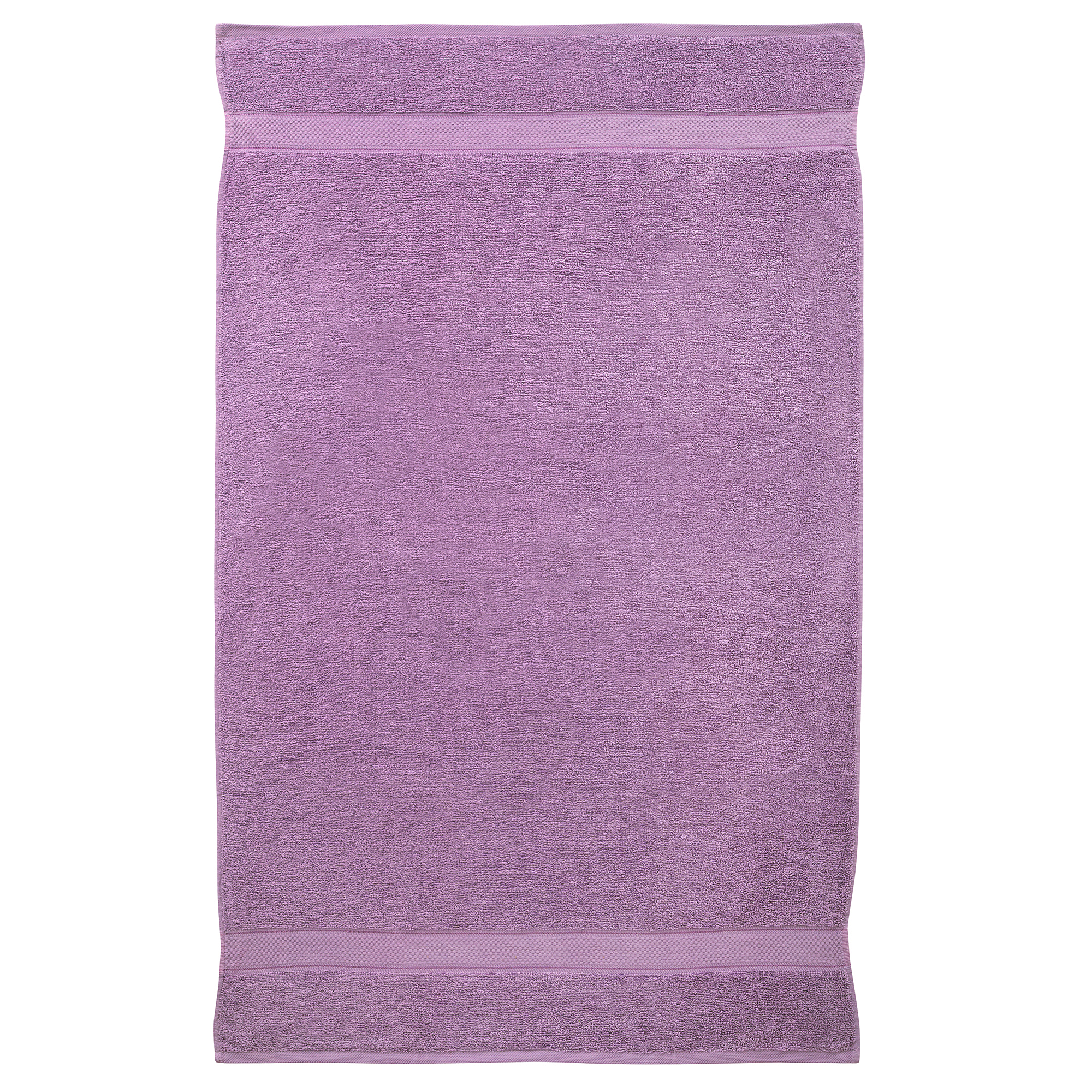 2 Pcs 100 % Cotton Premium Bath Sheet Towel Bale Set Lilac Plain