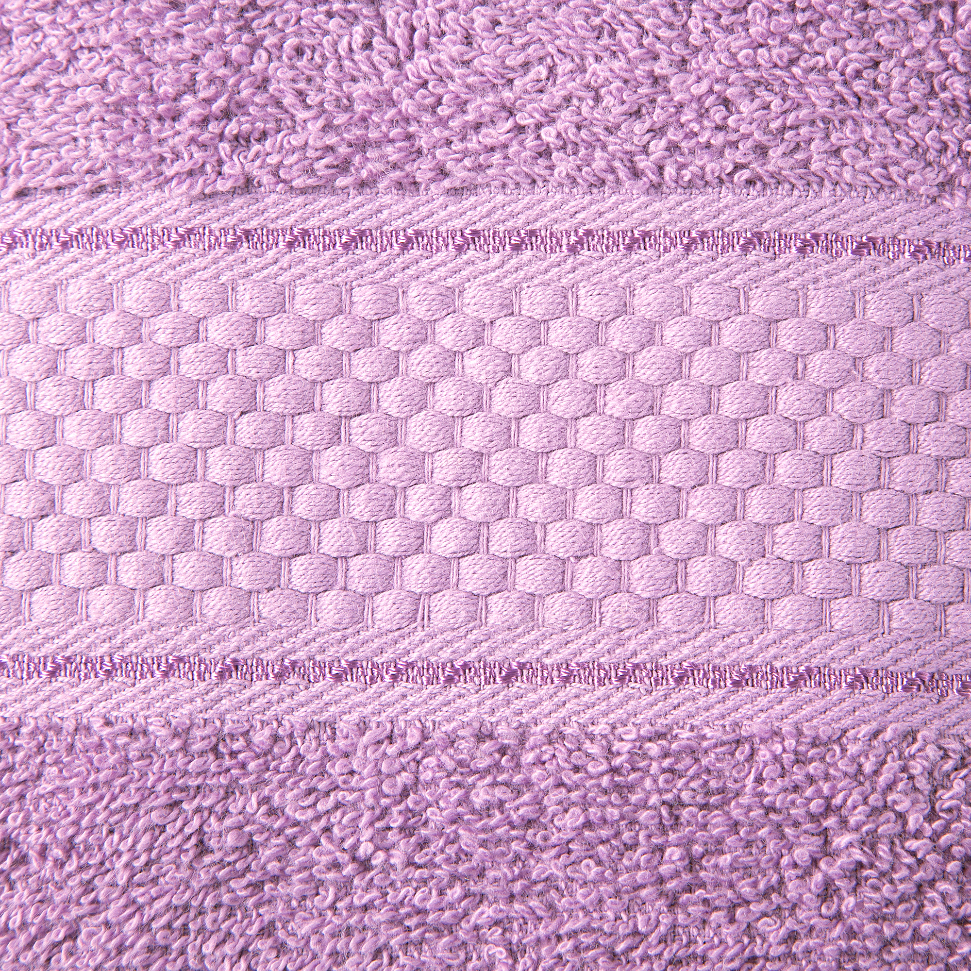 2 Pcs 100 % Cotton Premium Bath Sheet Towel Bale Set Lilac Plain