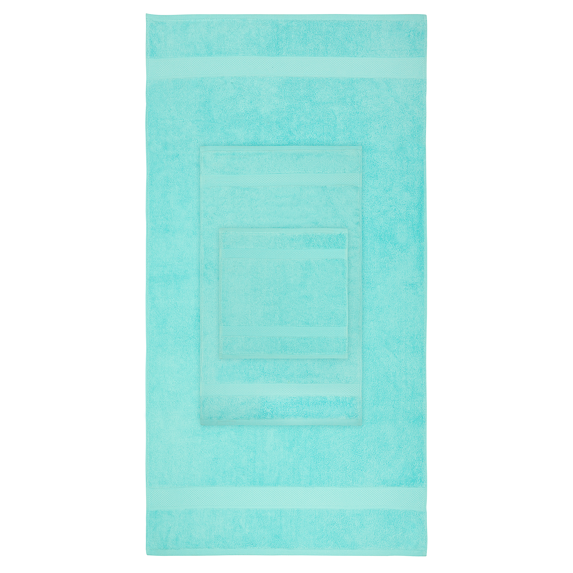 8pcs 700gsm Signature Range Turquoise Plain 8 Pieces Bale Set Towel