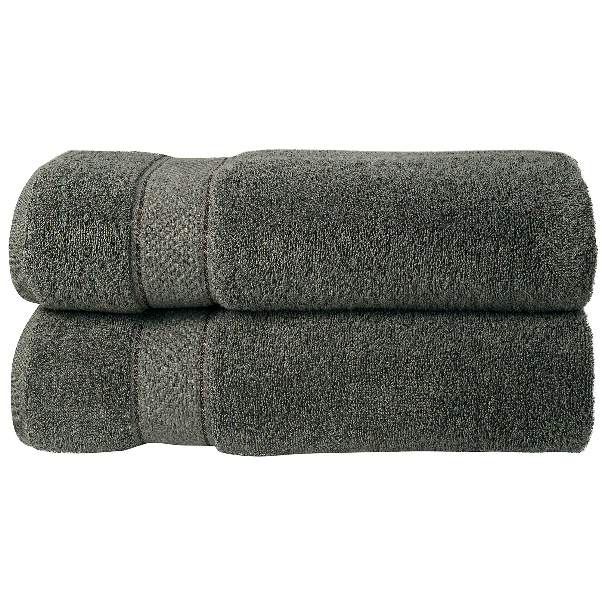 Bale Set 2pcs Grey Premium Plain Extra Large Bath Sheet Towel