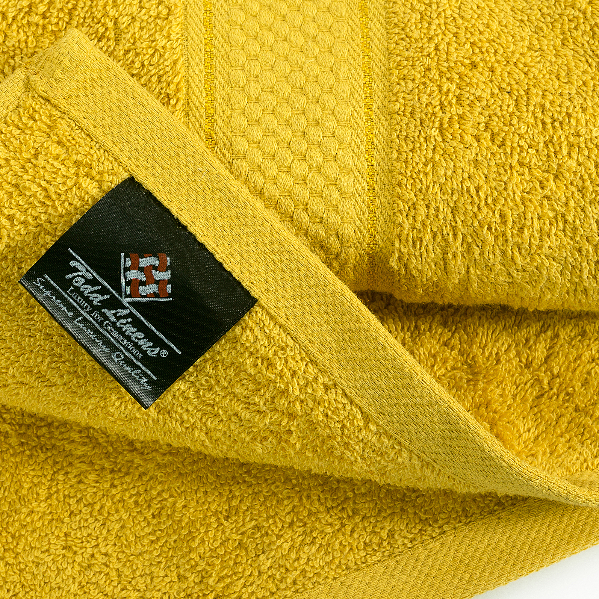 Bale Set 4pcs Mustard Plain Hand Towel