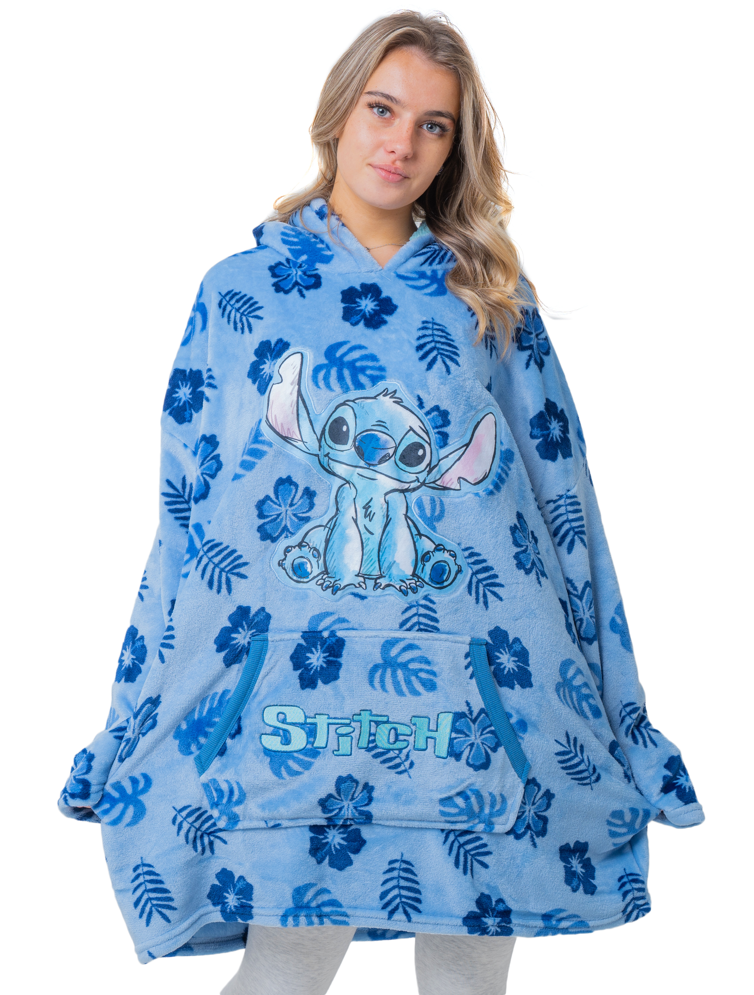Disney Stitch Hooded Lounge Gown One Size