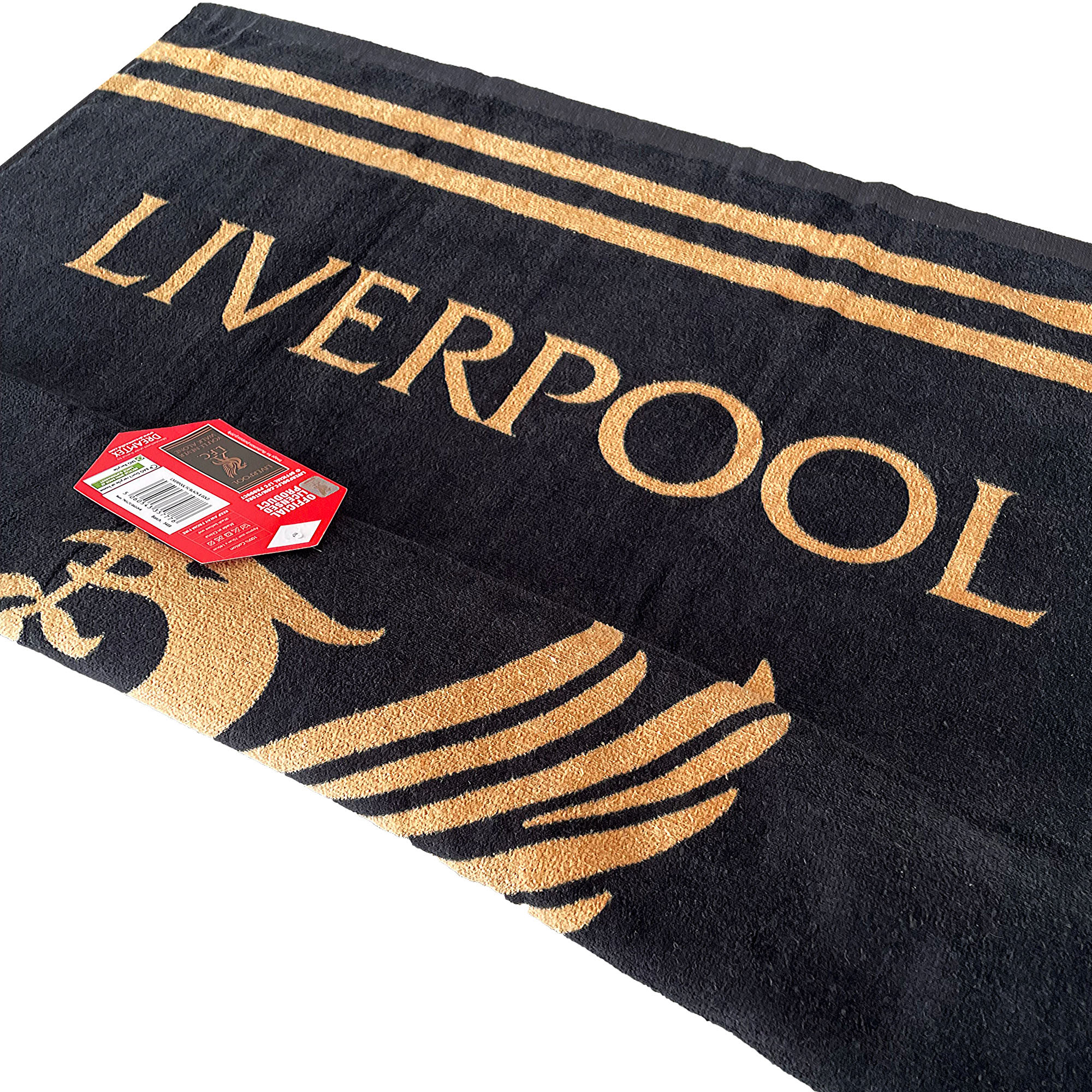 Official Liverpool Black & Gold Towel