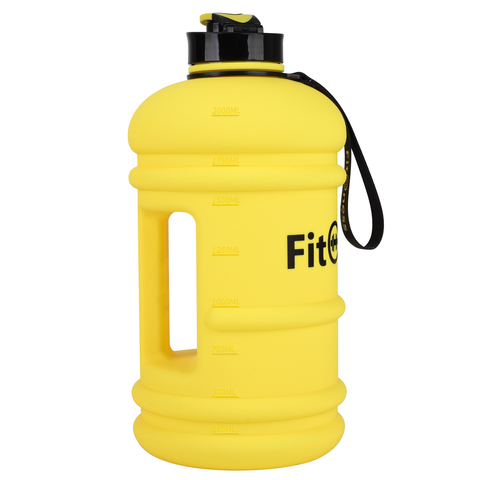 Brand Fitoness Jug Bottle 2.2l / 77oz Yellow Sports