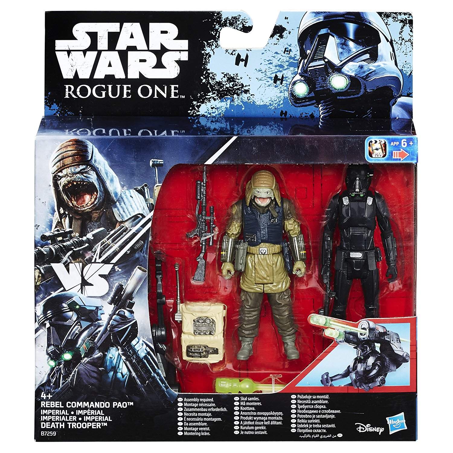 Disney Star Wars Rogue One 'Rebel Commando Pao & Darth Trooper' Action Figure Toy