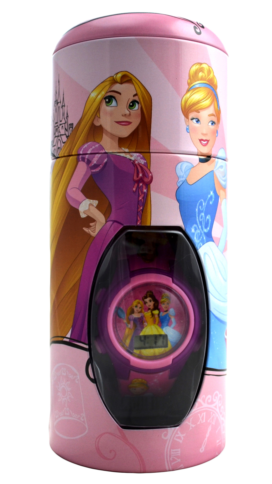 Disney Princess 'Rapunzel & Friends' Girls Digital Metal Tin Gift Wrist Watch