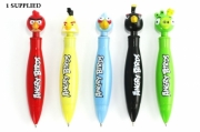 Angry Birds 'Clicker' ' Red,blue,green, Yellow,black' Assorted Pen Stationery