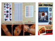 One Direction 'Jewelry' Temporary Tattoos Unisex Accessories