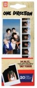 One Direction 'Nail Face' Temporary Tattoos Unisex Accessories