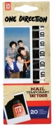 One Direction 'Nail Logo' Temporary Tattoos Unisex Accessories
