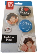 One Direction 'Harry' Fashion Pins Unisex Accessories