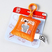One Direction 'Louis' Plush Square Shaped Backpack Clip School Bag Rucksack