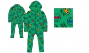 Teenage Mutant Ninja Turtles Hooded Suit Fleece 9 To 10 Years Jumpsuit