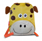 Non Branded Cow Front Pocket School Bag Rucksack Backpack