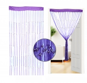 Non Brand Organza Dark Purple Curtain Single Panel Pair