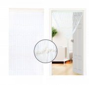 Non Brand Organza Cream Curtain Single Panel Pair
