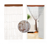 Non Brand Organza Brown Curtain Single Panel Pair