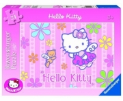 Hello Kitty and The Teddy 24 Piece Jigsaw Puzzle Game