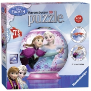 Disney Frozen 'Sisters Forever' 72 Piece Ball Jigsaw Puzzle Game