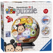 Disney Tsum 72 Piece '5 inch 3d' Ball Jigsaw Puzzle Game