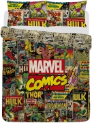 Marvel Comics Panel Double Bed Duvet Quilt Cover Set