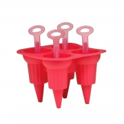 Premier Hot Pink 4 Ice Lolly Maker Kitchen Accessories